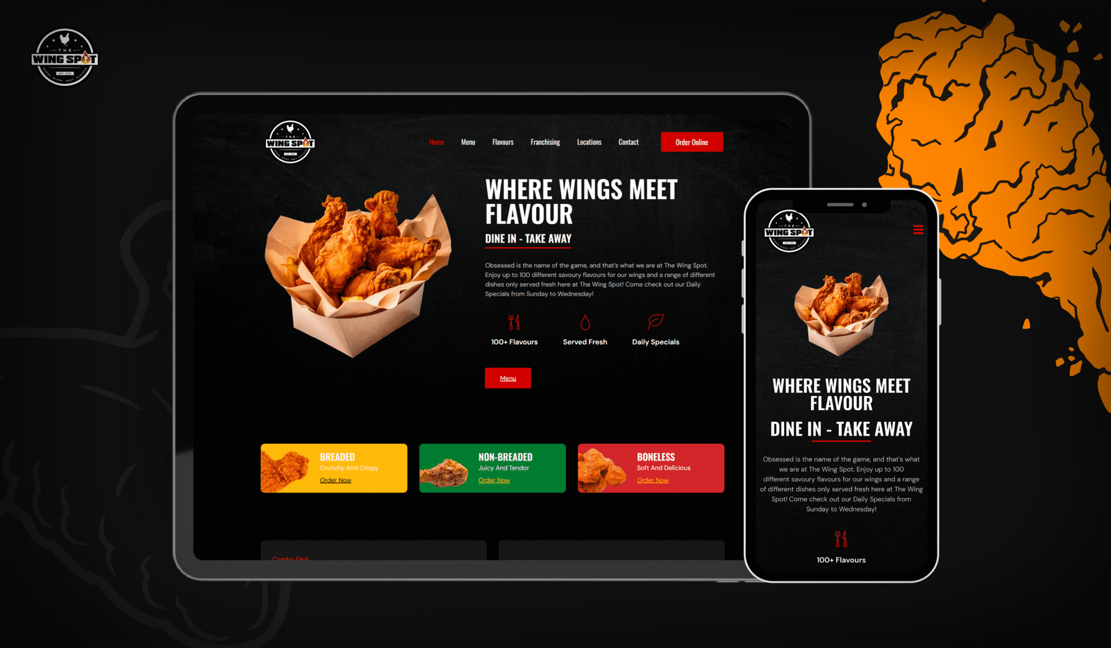 Wings Spot Mockup